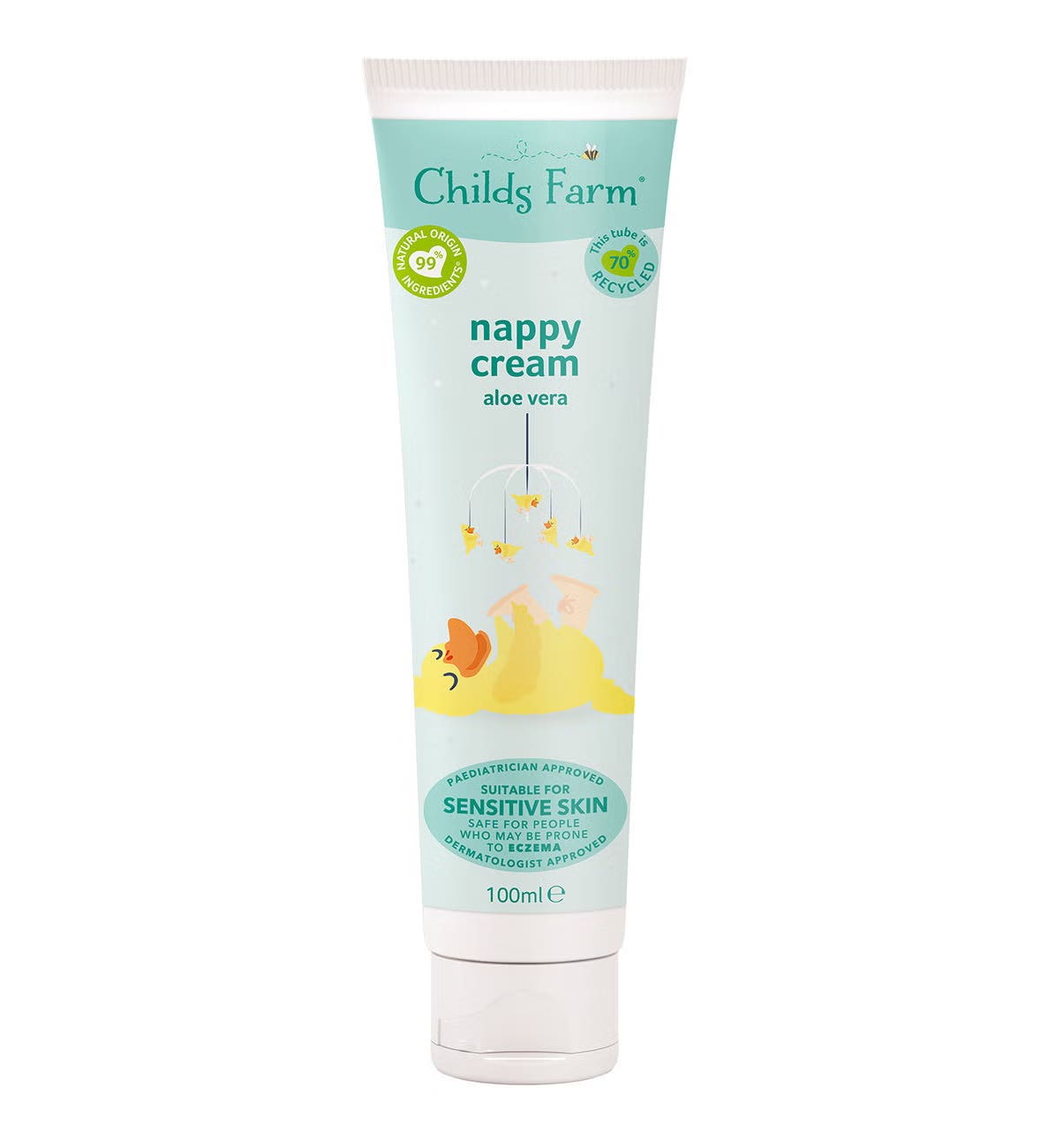 Childs Farm Nappy Cream Fragrance-free 100ml Boots Qatar